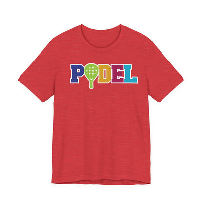 PÖDEL Paddle Tee – Colorful Pickleball Graphic T-Shirt