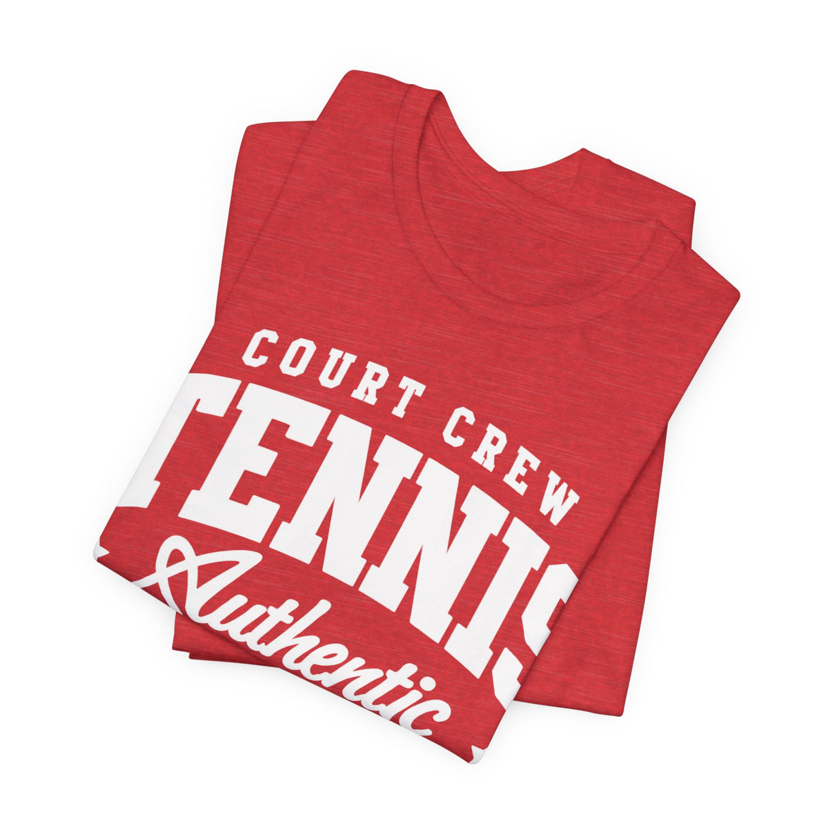 Tennis Court Crew Tee — "Tennis Authentic: Tennis. Beer. Repeat." Graphic Shirt