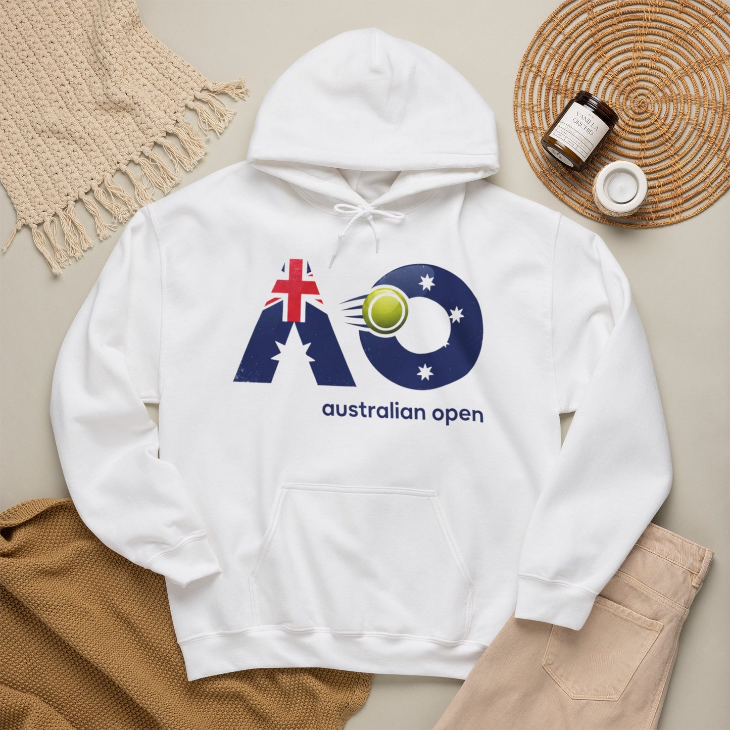 Australian Open Hoodie — AO Tennis Logo Pullover
