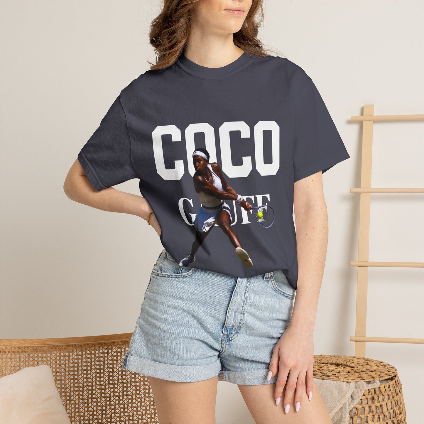 Coco Gauff Tennis Tee — Gauff 02 Champion Tennis T-Shirt