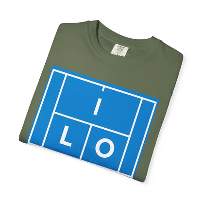 "I LOVE" Australian Open Tennis Court Graphic