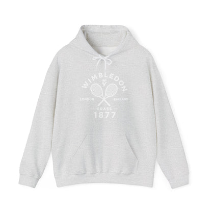 Wimbledon 1877 Tennis Hoodie — Classic Racquets Logo Pullover