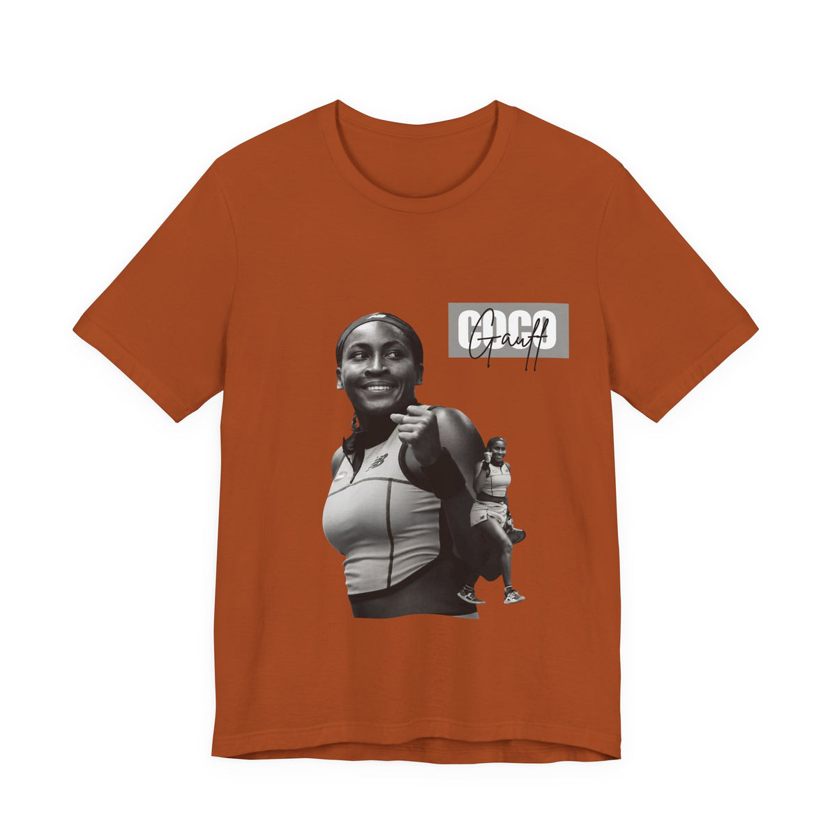 GOGP Graphic Tee — Black & White Motivational Photo T-Shirt