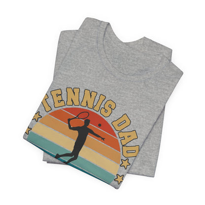 Tennis Dad Tee - "Like a Regular Dad but Cooler" Retro Tennis Father's Day Shirt