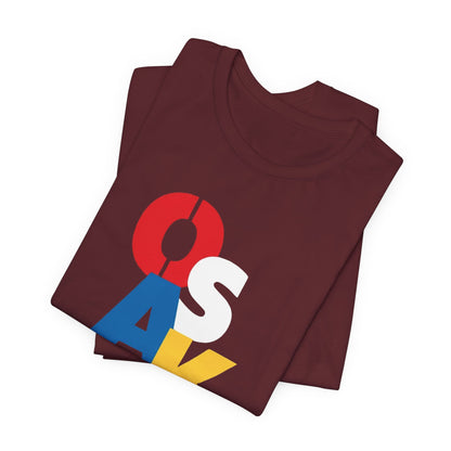Tennis player Naomi Osaka Color Block Vertical Logo Tee