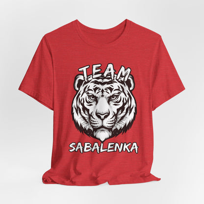 Team Sabalenka Tiger T-Shirt — Tennis Fan Tee