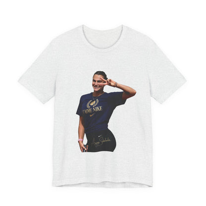 Aryna Sabalenka T-Shirt —Graphic Tee with Smiling Player Photo