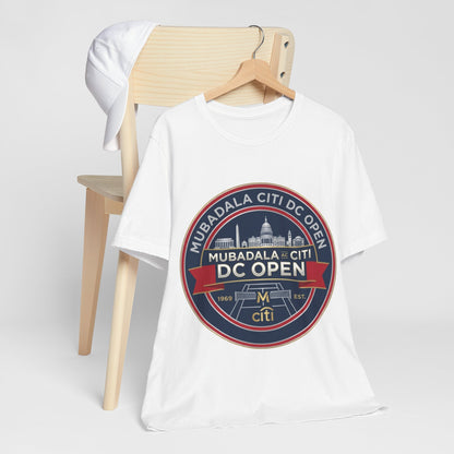 DC Open Tennis Tee — 'Mubadala Citi DC Open' Vintage Badge Shirt