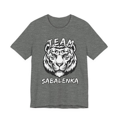 Team Sabalenka Tiger T-Shirt — Tennis Fan Tee