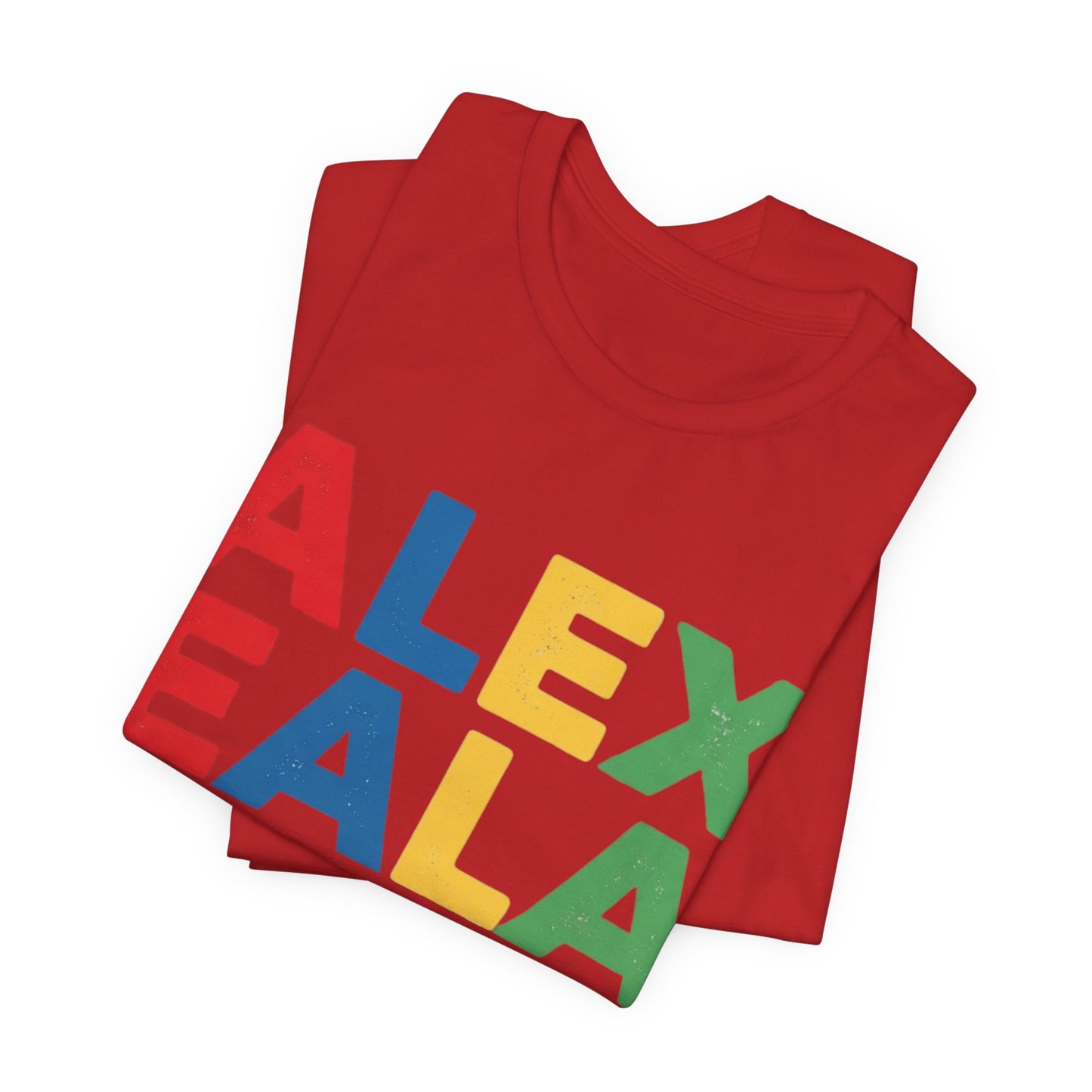 Alex Eala Colorblock Name Tee — Kids & Fans Tennis Player Tribute Shirt