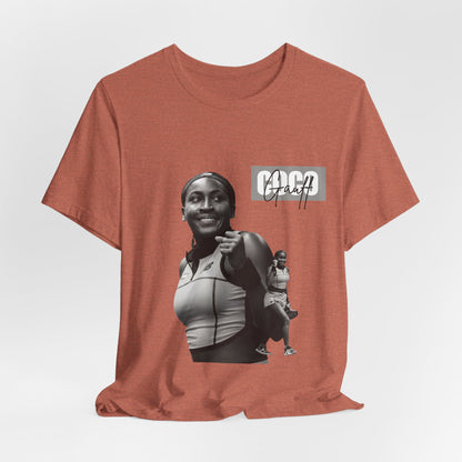 GOGP Graphic Tee — Black & White Motivational Photo T-Shirt