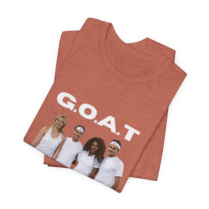 GOAT Tennis Players T-Shirt – Vintage Court Team Graphic Tee