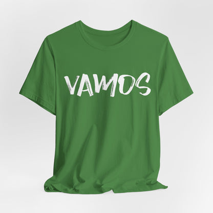Vamos T-Shirt — Bold Brush Script Graphic Tee