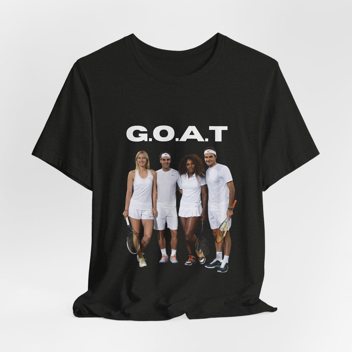 GOAT Tennis Players T-Shirt – Vintage Court Team Graphic Tee