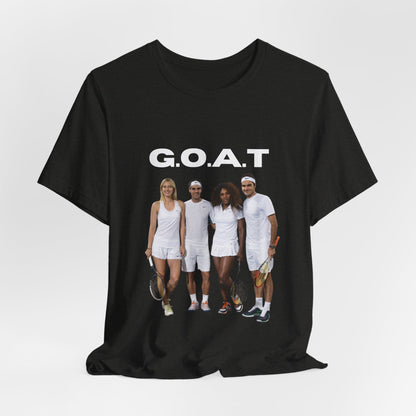 GOAT Tennis Players T-Shirt – Vintage Court Team Graphic Tee