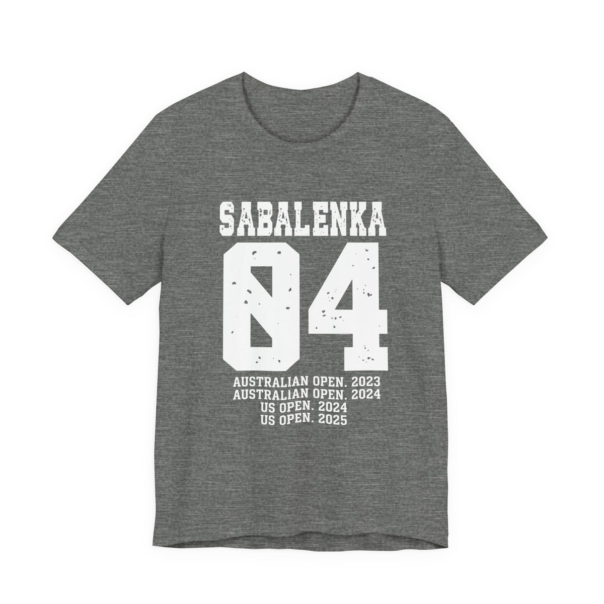 Sabalenka Short Sleeve Tee — Minimal Classic Blank T‑Shirt