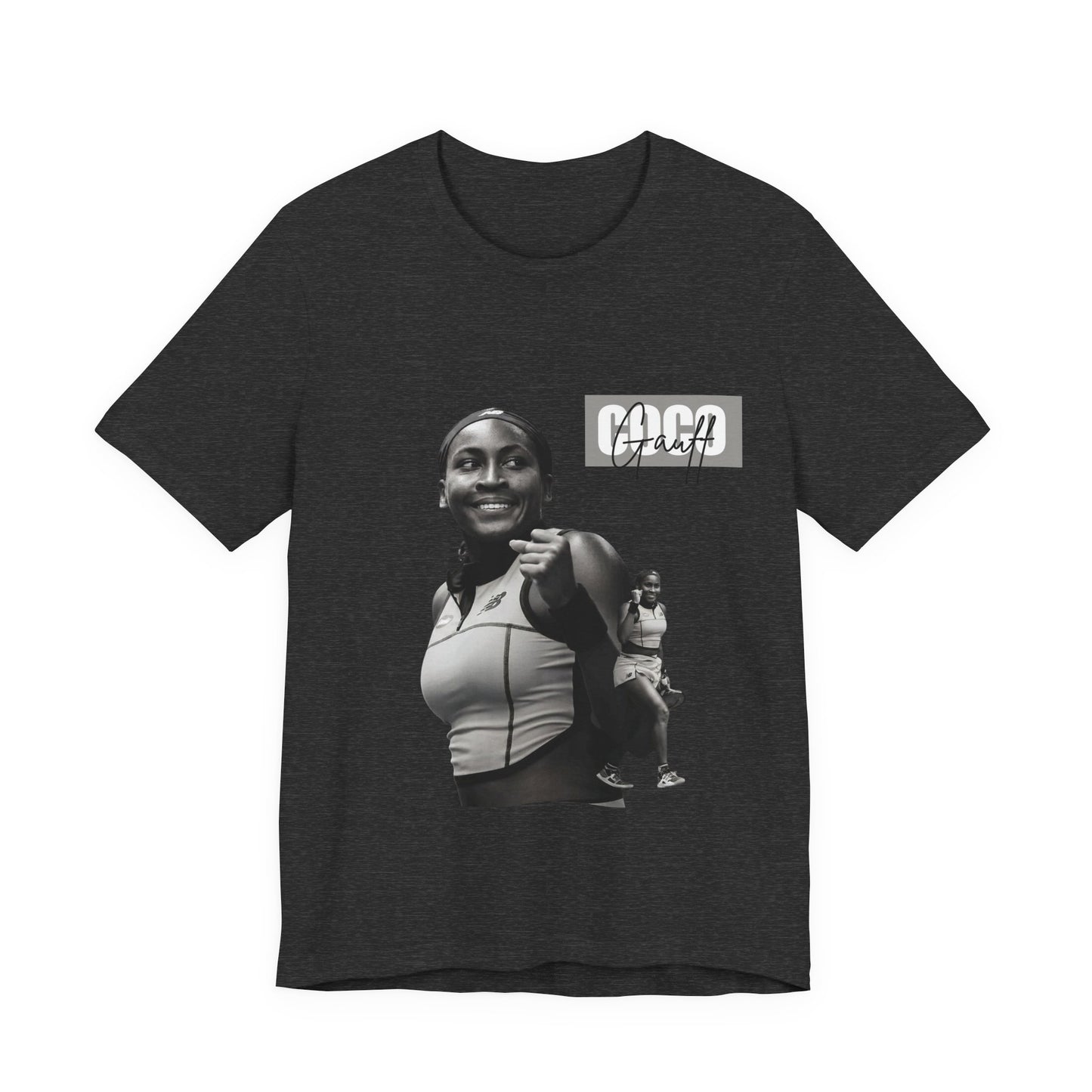 GOGP Graphic Tee — Black & White Motivational Photo T-Shirt