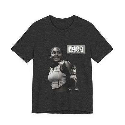 GOGP Graphic Tee — Black & White Motivational Photo T-Shirt