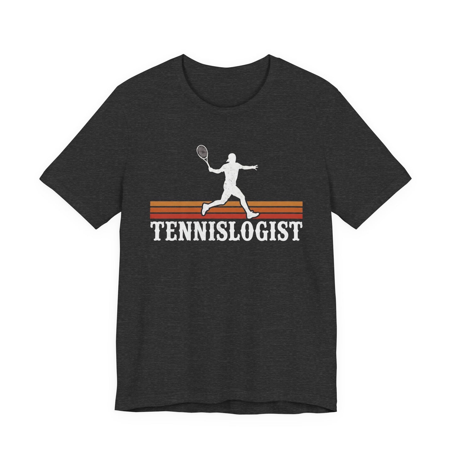 Tennislogist T‑Shirt – Retro Tennis Player Graphic Tee for Coaches & Fans
