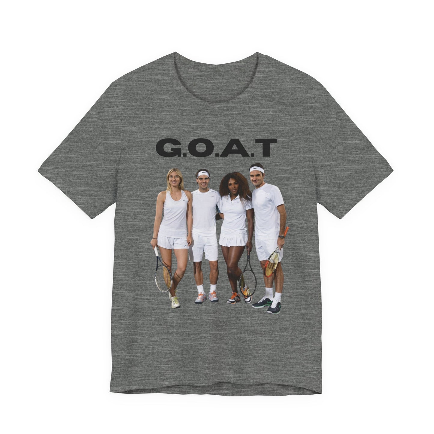 G.O.A.T. Tennis Team Graphic Tee - Federer, Serena, Nadal, Sharapova