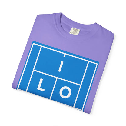 "I LOVE" Australian Open Tennis Court Graphic