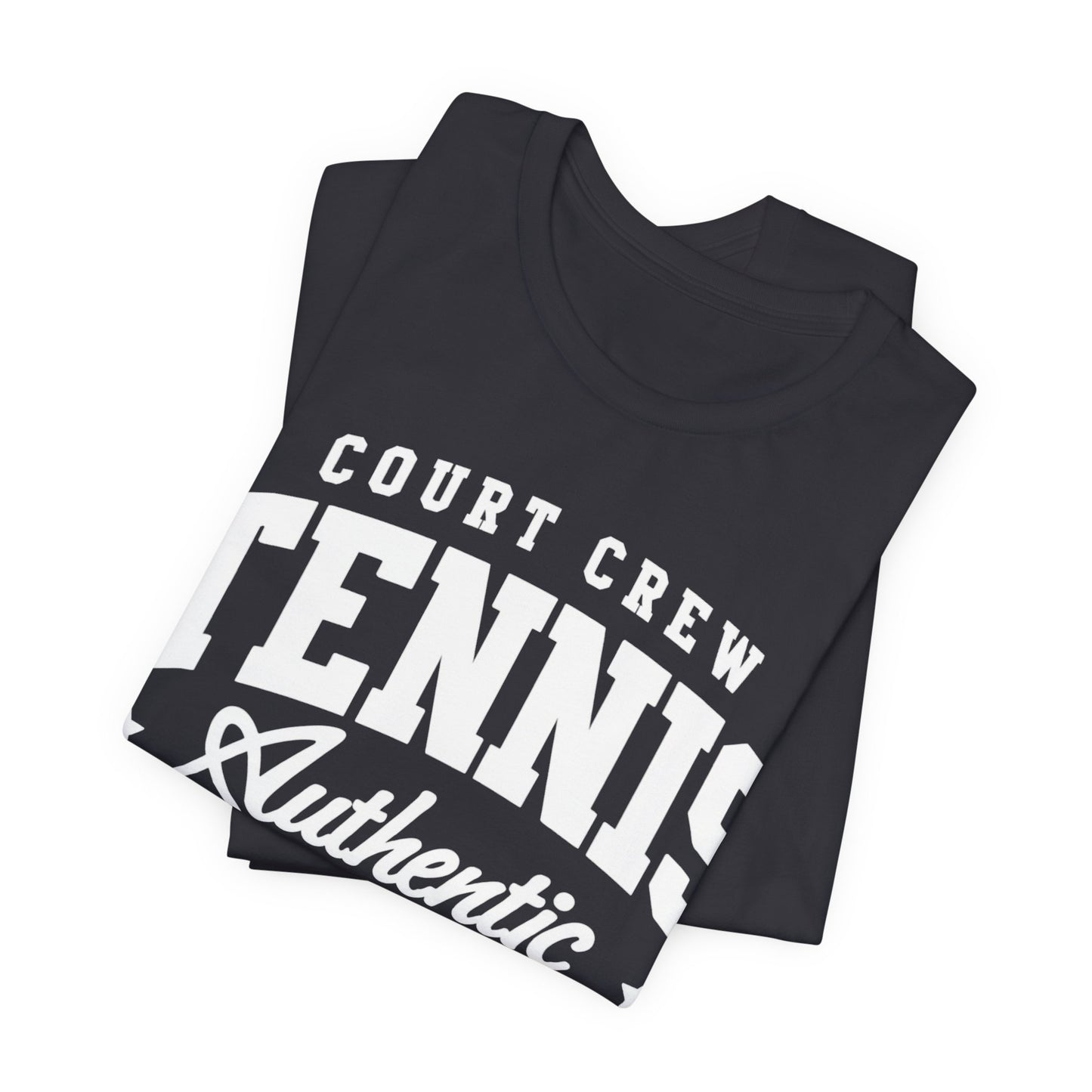 Tennis Court Crew Tee — "Tennis Authentic: Tennis. Beer. Repeat." Graphic Shirt