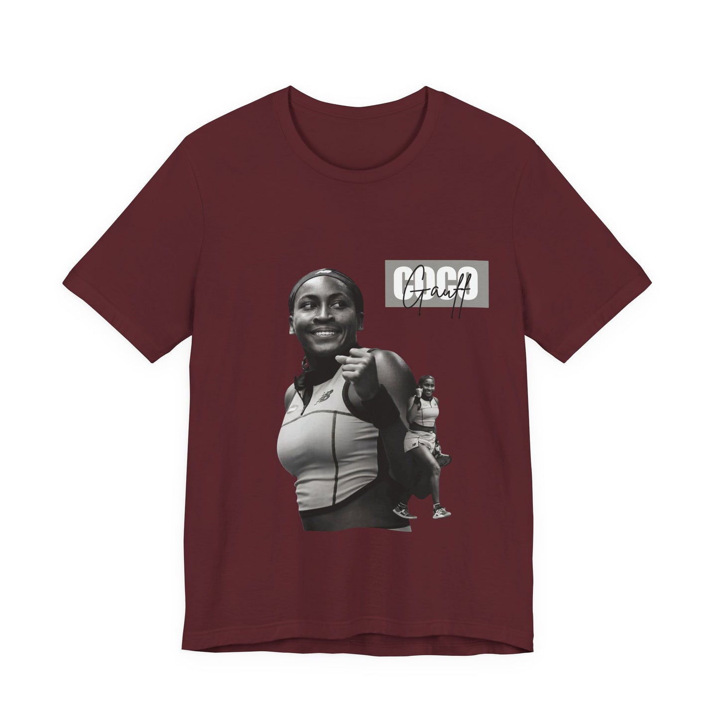 GOGP Graphic Tee — Black & White Motivational Photo T-Shirt
