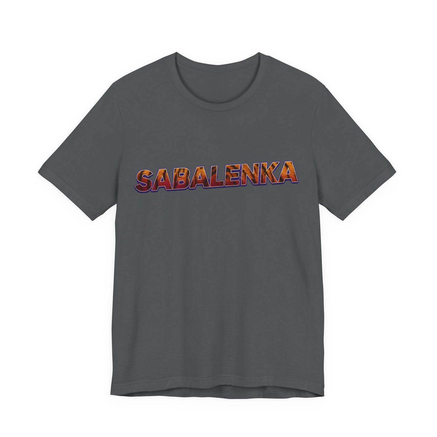 Sabalenka Tennis T‑Shirt — Bold Text Fan Tee