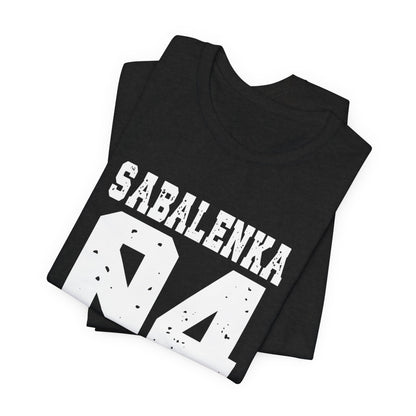 Sabalenka Short Sleeve Tee — Minimal Classic Blank T‑Shirt
