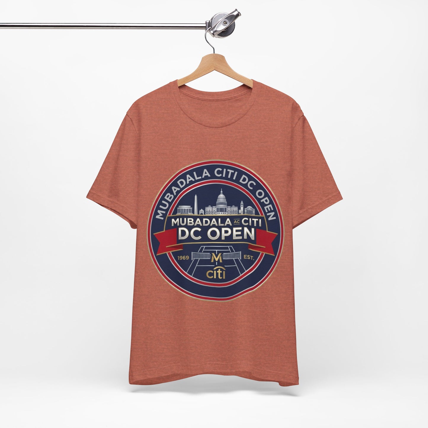 DC Open Tennis Tee — 'Mubadala Citi DC Open' Vintage Badge Shirt