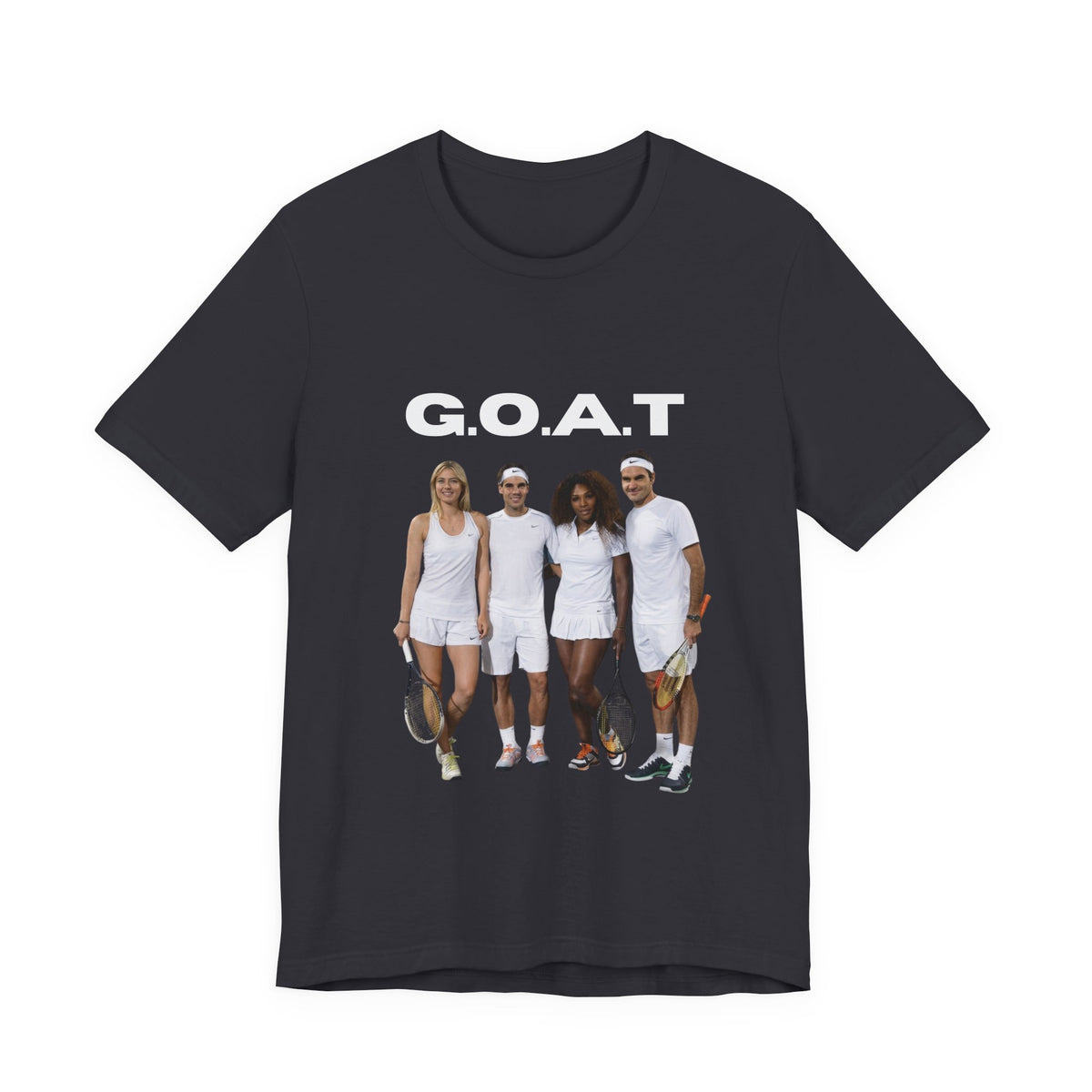 GOAT Tennis Players T-Shirt – Vintage Court Team Graphic Tee