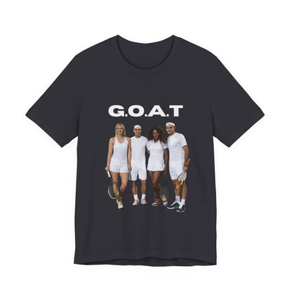 GOAT Tennis Players T-Shirt – Vintage Court Team Graphic Tee