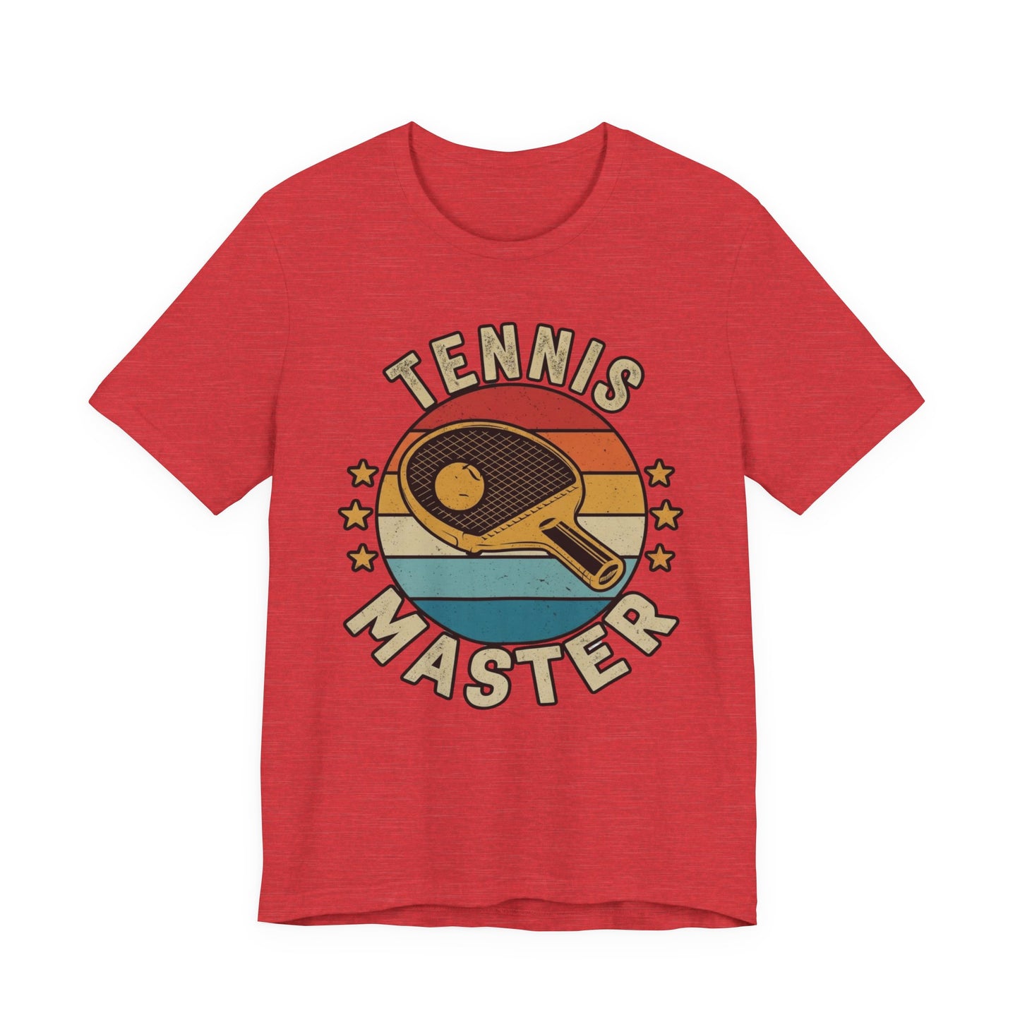 Tennis Master Tee — Retro Paddle & Ball Vintage-Style Tennis Shirt