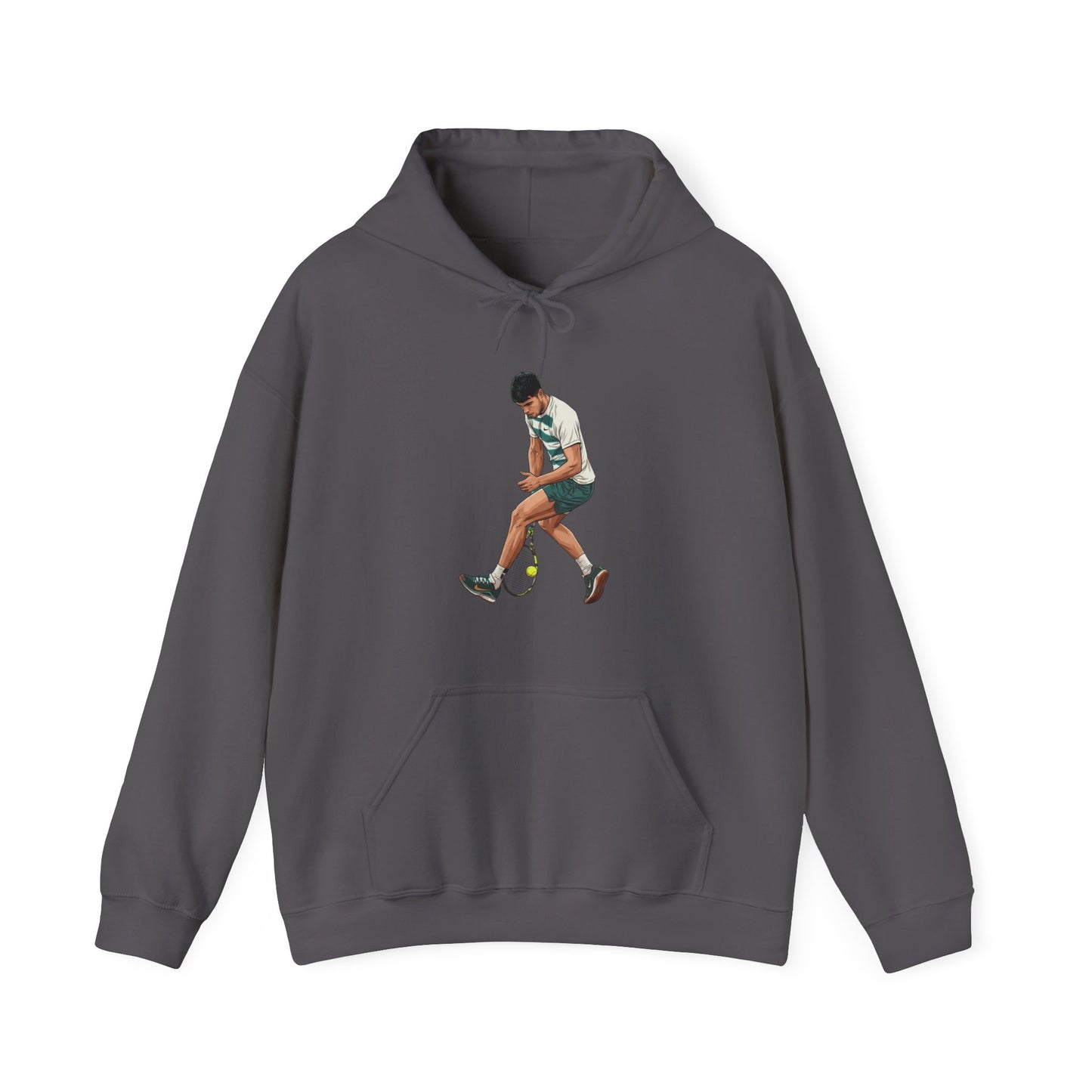 Vintage Tennis Hoodie — "It’s Carlos Alcaraz" Retro Tennis Illustration Sweatshirt