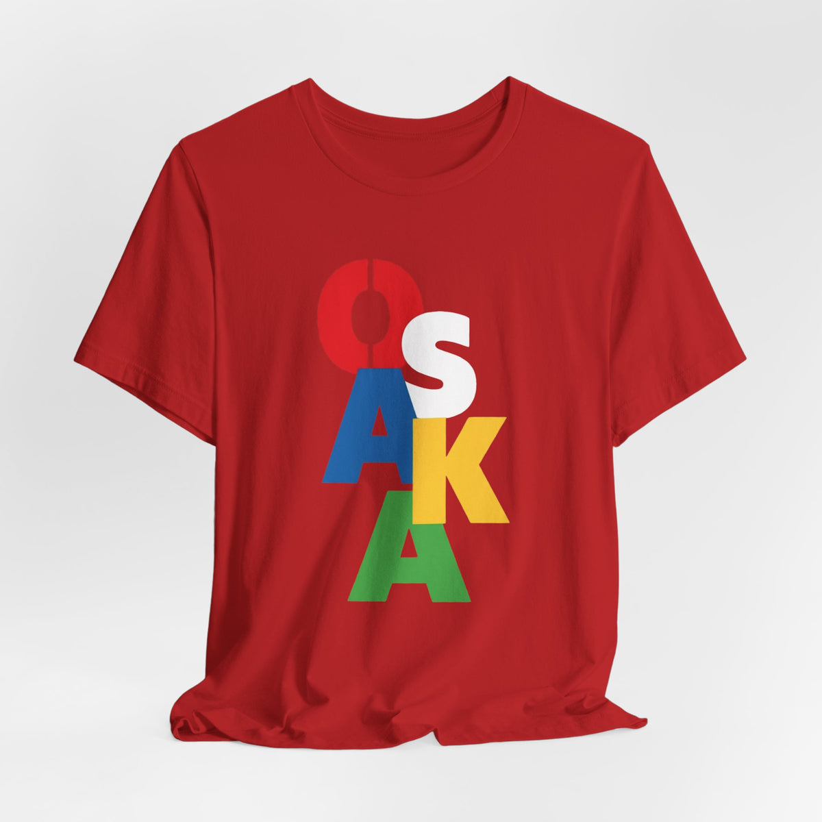 Tennis player Naomi Osaka Color Block Vertical Logo Tee