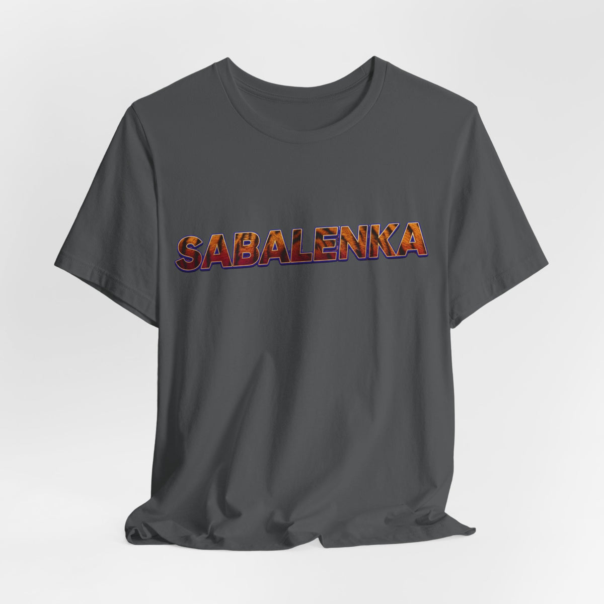 Sabalenka Tennis T‑Shirt — Bold Text Fan Tee