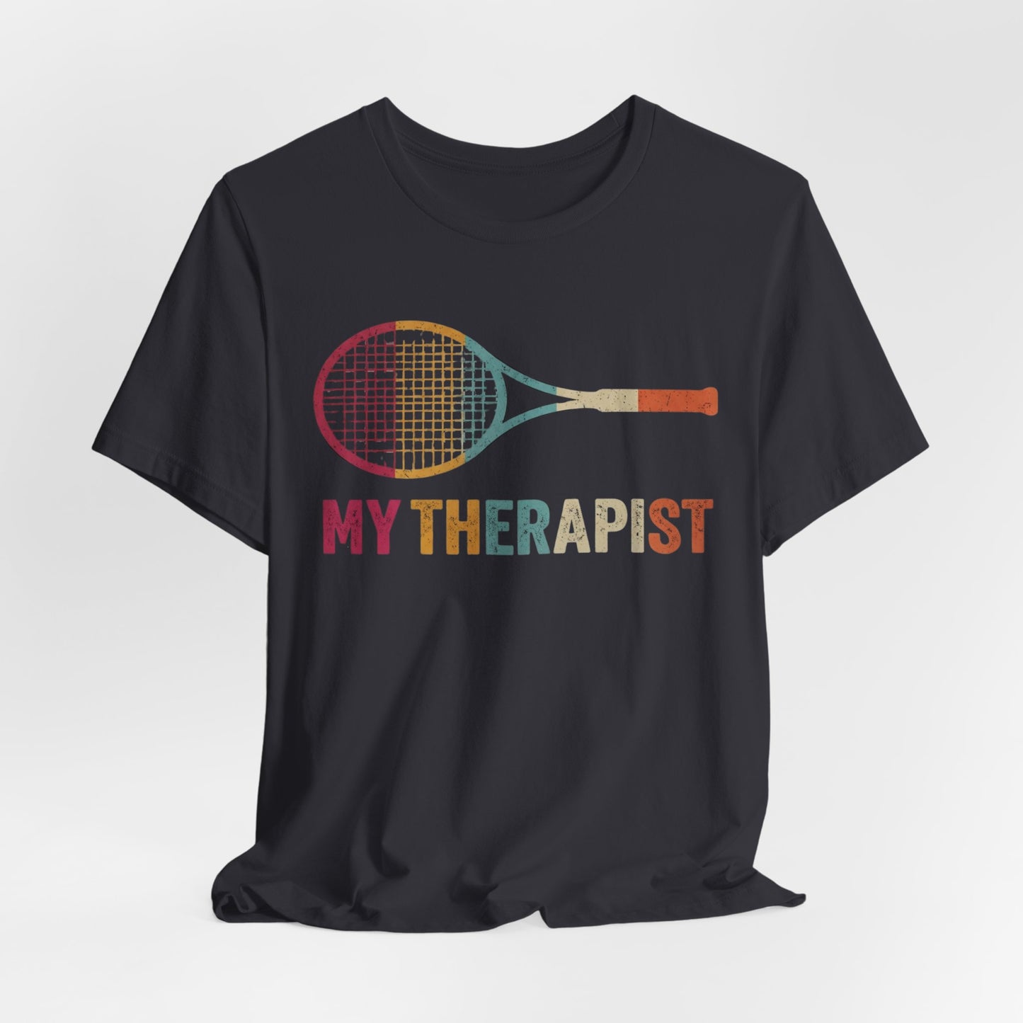 Tennis 'My Therapist' Graphic Tee — Funny Tennis Player Gift