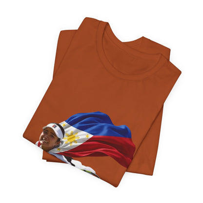 Tennis Superhero Tee — Philippine Flag Athlete Graphic