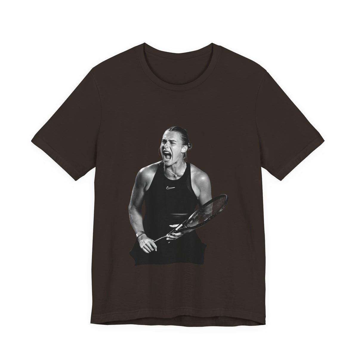 Tennis Player Sabalenka Graphic Tee — Energetic Champion Tennis T‑Shirt