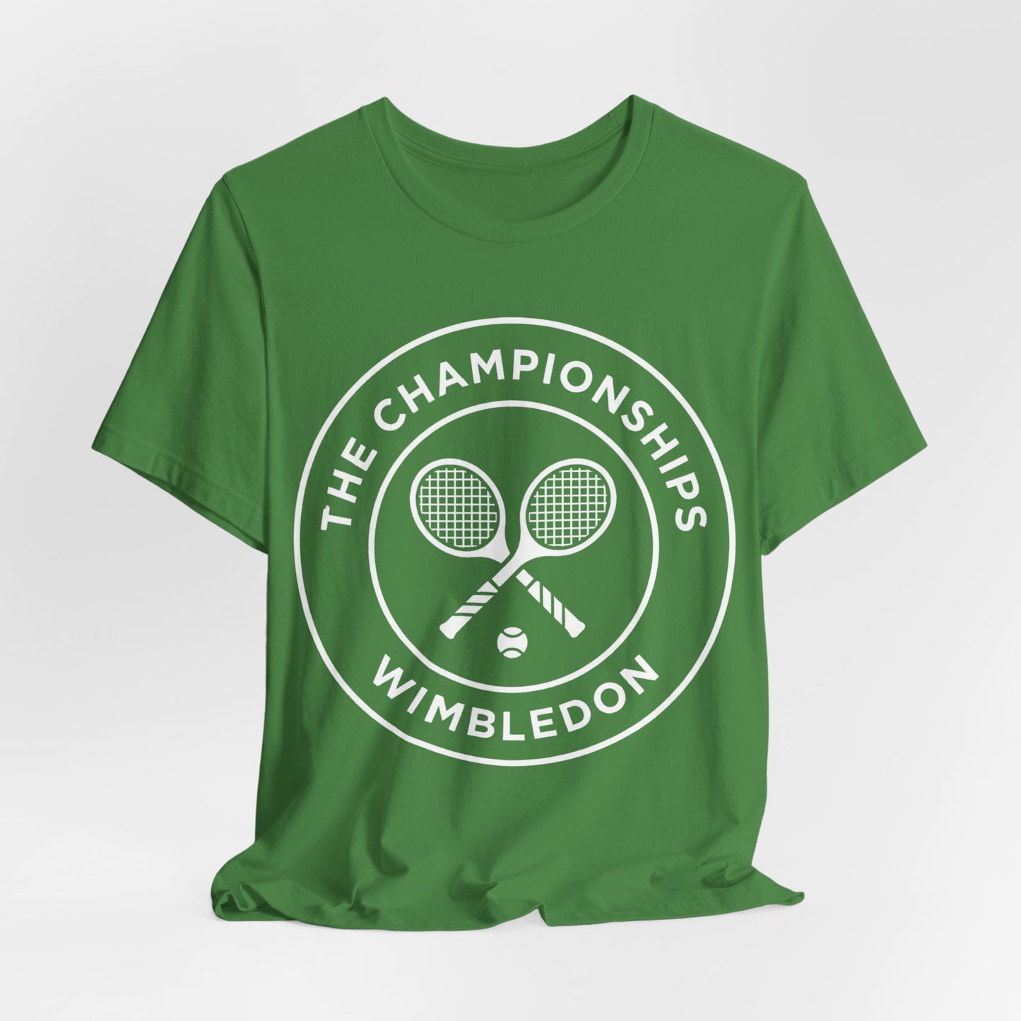 Wimbledon Championships Tennis Tee — Retro Tennis Racket Logo T-Shirt