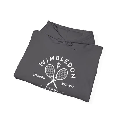 Wimbledon 1877 Tennis Hoodie — Classic Racquets Logo Pullover