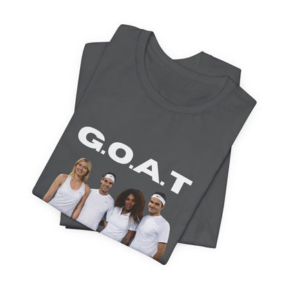 GOAT Tennis Players T-Shirt – Vintage Court Team Graphic Tee