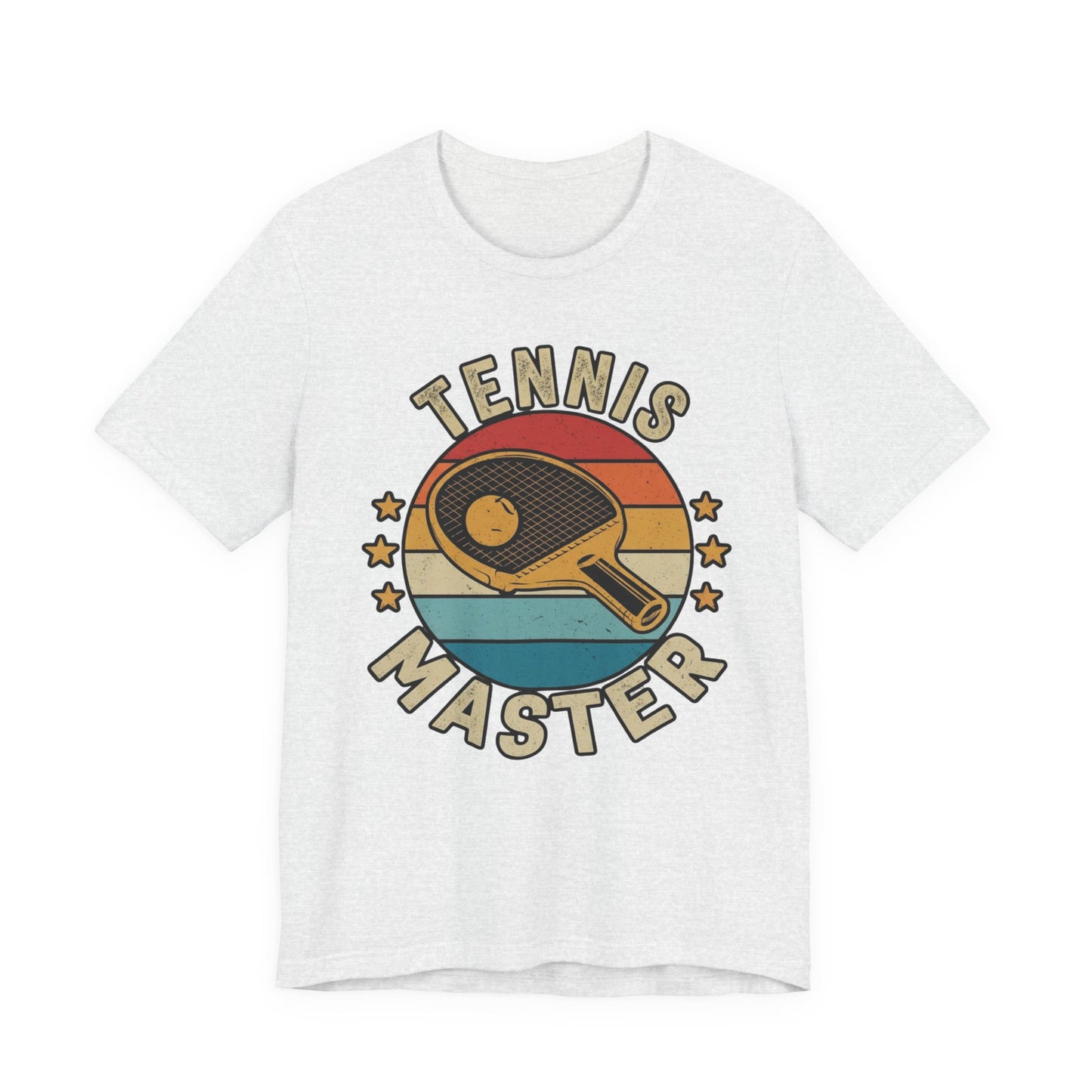 Tennis Master Tee — Retro Paddle & Ball Vintage-Style Tennis Shirt