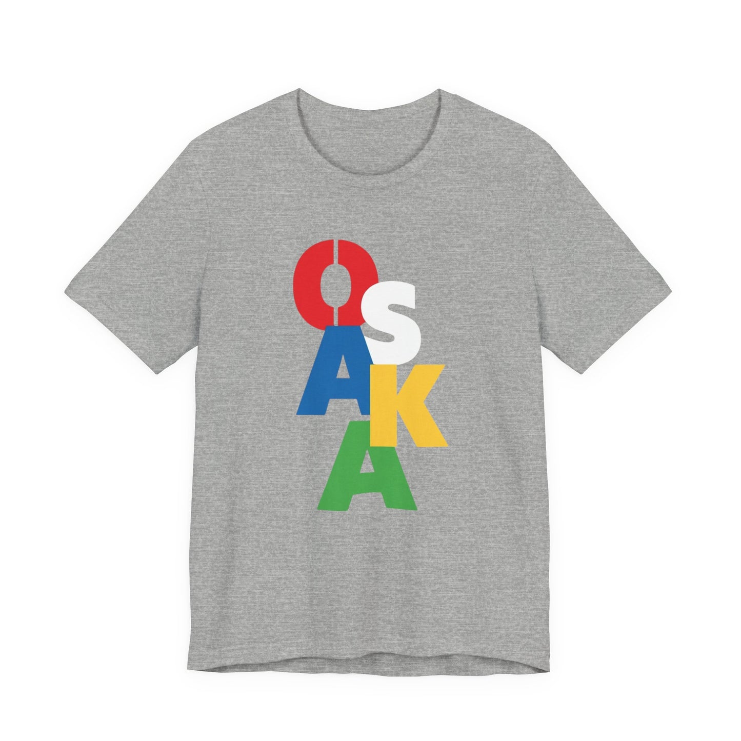 Tennis player Naomi Osaka Color Block Vertical Logo Tee