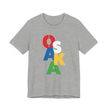 Tennis player Naomi Osaka Color Block Vertical Logo Tee