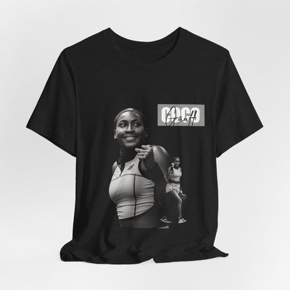 GOGP Graphic Tee — Black & White Motivational Photo T-Shirt