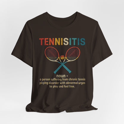 Tennisitis T-Shirt – Vintage Tennis Rackets Graphic Tee