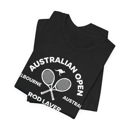 Classic White Tennis Tee — Unisex Jersey Short Sleeve