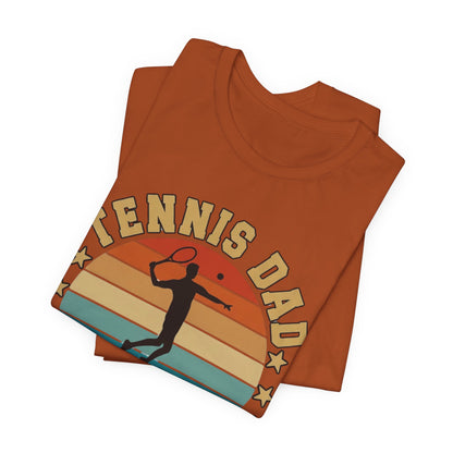 Tennis Dad Tee - "Like a Regular Dad but Cooler" Retro Tennis Father's Day Shirt