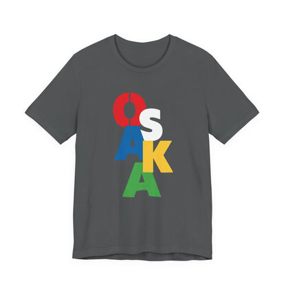 Tennis player Naomi Osaka Color Block Vertical Logo Tee